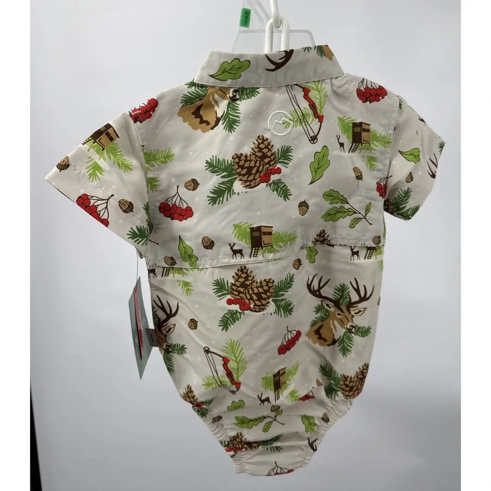 NWT Magellan‎ Outdoors Moisture Christmas Vintage Hunt Baby 6-9 Months